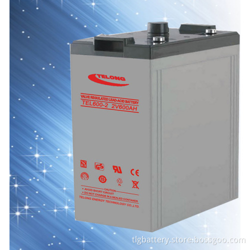 2V600ah AGM Rechargeable Lead Acid Battery for UPS/Solar System 3years Warranty